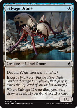 Salvage Drone (Battle for Zendikar) Medium Play