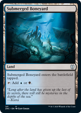 Submerged Boneyard (Commander 2020 Zendikar Rising) Near Mint