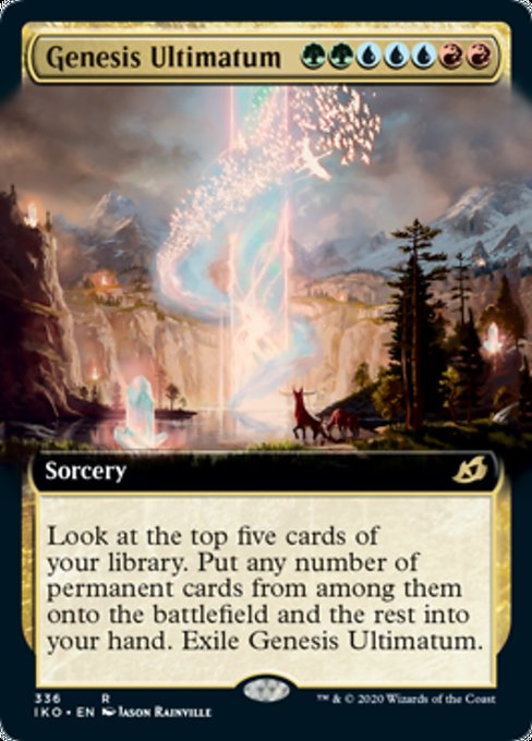 Genesis Ultimatum (Extended Art) (Ikoria: Lair of Behemoths) Near Mint