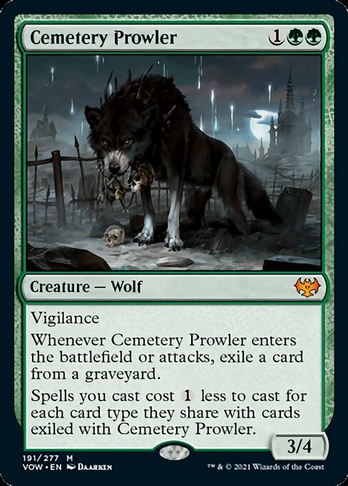 Cemetery Prowler (Innistrad: Crimson Vow) Near Mint
