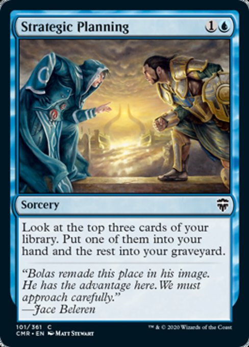 Strategic Planning (Commander Legends) Near Mint Foil
