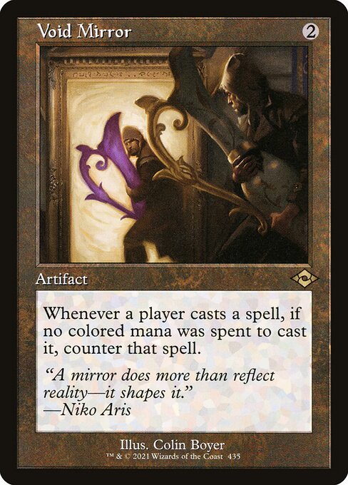 Void Mirror (Retro Frame) (Foil Etched) (Modern Horizons 2) Near Mint Foil