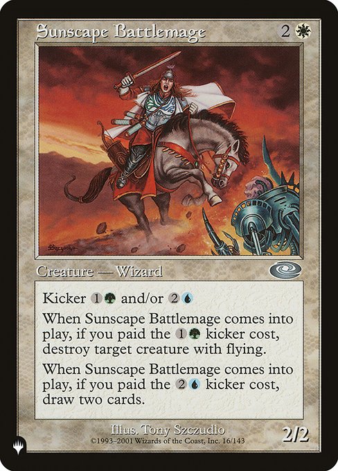 Sunscape Battlemage (The List) Medium Play