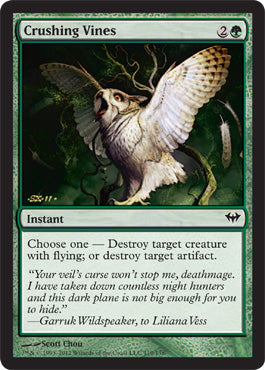 Crushing Vines (Dark Ascension) Near Mint Foil