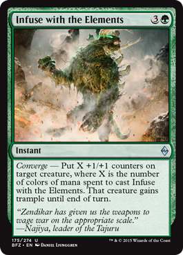 Infuse with the Elements (Battle for Zendikar) Medium Play