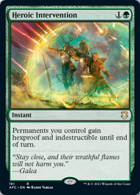 Heroic Intervention (Commander 2021 Forgotten Realms) Near Mint