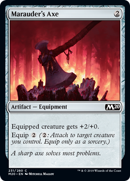 Marauder's Axe (Magic 2020 Core Set) Near Mint