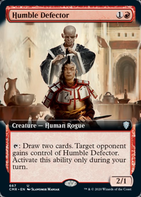 Humble Defector (Extended Art) (Commander Legends) Near Mint