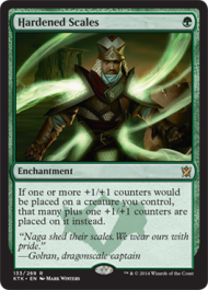 Hardened Scales (Khans of Tarkir) Heavy Play