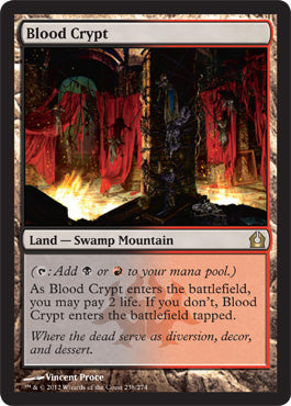 Blood Crypt (Return to Ravnica) Medium Play