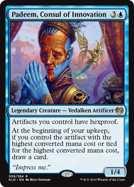 Padeem, Consul of Innovation (Kaladesh) Medium Play
