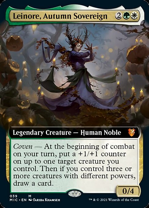 Leinore, Autumn Sovereign (Extended Art) (Commander 2021 Midnight Hunt) Near Mint