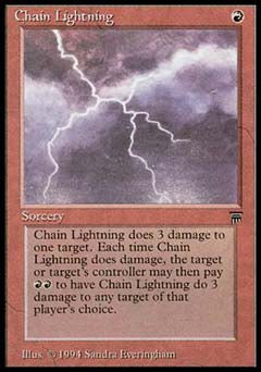 Chain Lightning (Legends) Heavy Play