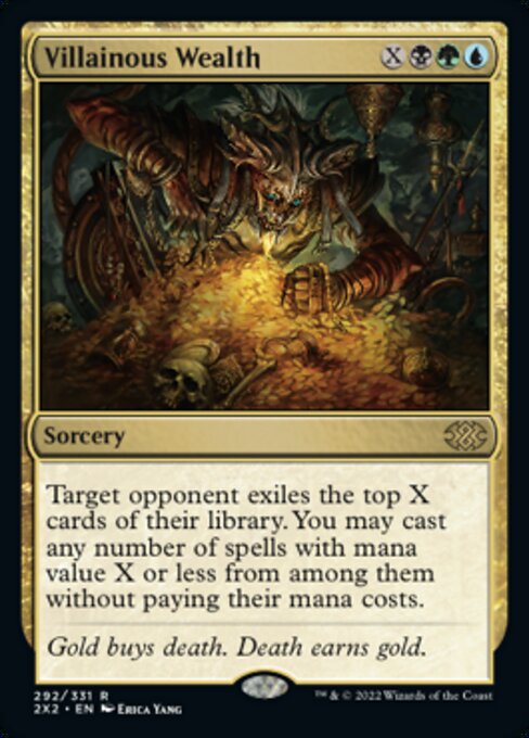 Villainous Wealth (Double Masters 2022) Light Play