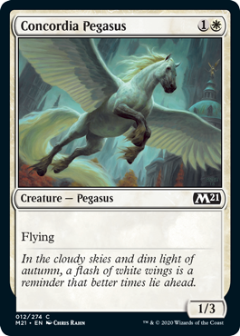 Concordia Pegasus (Magic 2021 Core Set) Near Mint