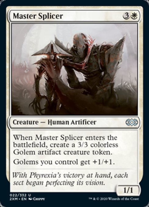Master Splicer (Double Masters) Light Play Foil