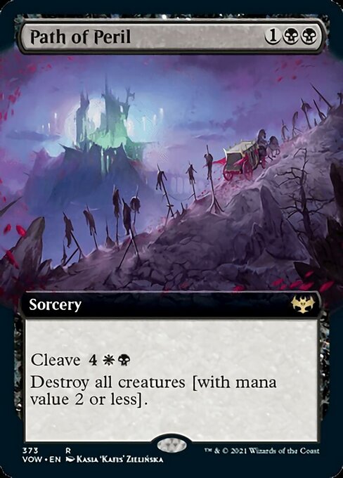 Path of Peril (Extended Art) (Innistrad: Crimson Vow) Near Mint Foil