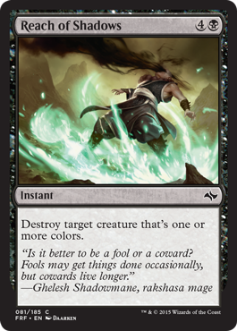 Reach of Shadows (Fate Reforged) Light Play