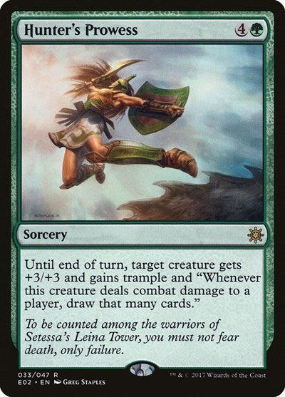 Hunter's Prowess (Explorers of Ixalan) Near Mint