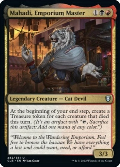 Mahadi, Emporium Master (Commander Legends: Battle for Baldur's Gate) Near Mint