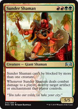 Sunder Shaman (Ravnica Allegiance) Near Mint