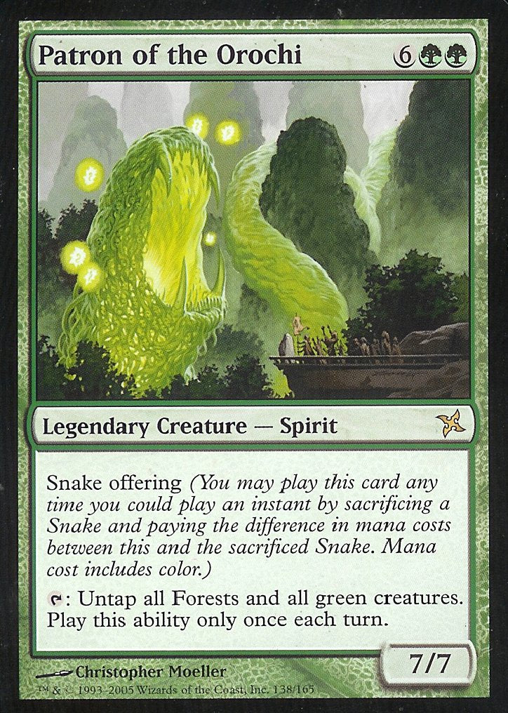 Patron of the Orochi (Betrayers of Kamigawa) Medium Play
