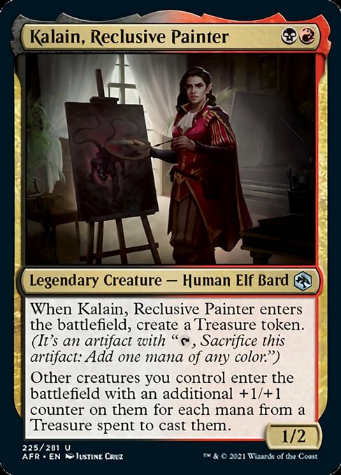Kalain, Reclusive Painter (Adventures in the Forgotten Realms) Near Mint