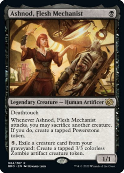 Ashnod, Flesh Mechanist (The Brothers' War) Near Mint Foil