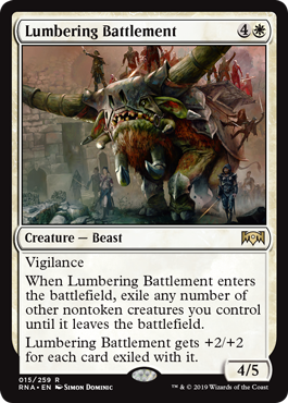 Lumbering Battlement (Ravnica Allegiance) Near Mint
