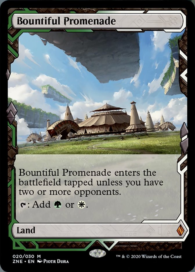Bountiful Promenade (Zendikar Rising Expeditions) Near Mint Foil