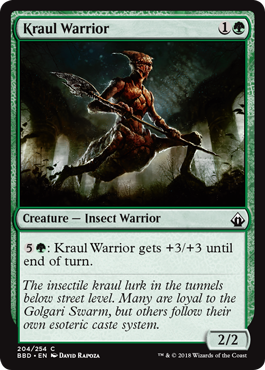 Kraul Warrior (Battlebond) Medium Play