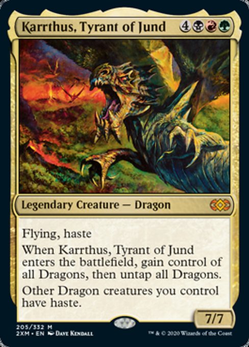 Karrthus, Tyrant of Jund (Double Masters) Near Mint