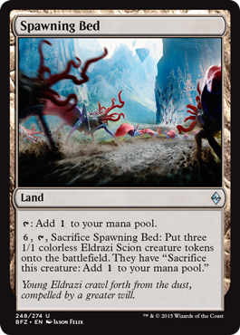 Spawning Bed (Battle for Zendikar) Medium Play