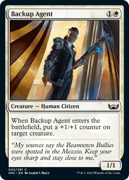 Backup Agent (Streets of New Capenna) Near Mint Foil