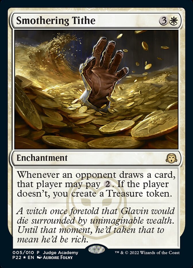 Smothering Tithe (Promos: Judge) Light Play Foil