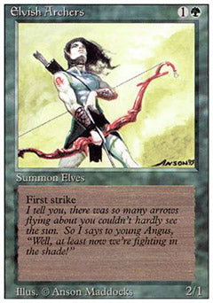 Elvish Archers (Revised) Medium Play
