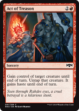 Act of Treason (Ravnica Allegiance) Light Play