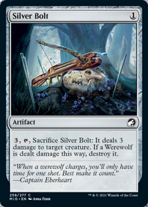 Silver Bolt (Innistrad: Midnight Hunt) Light Play