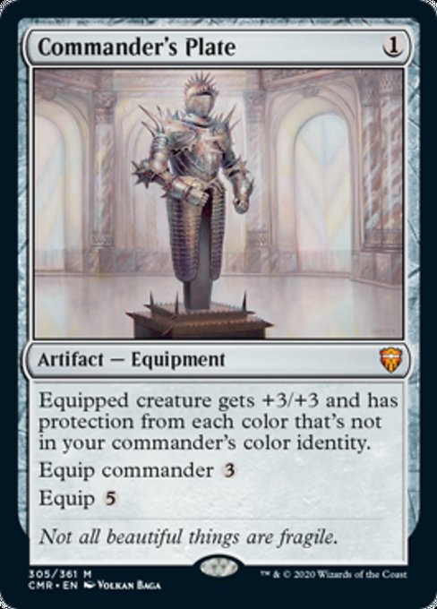 Commander's Plate (Commander Legends) Near Mint Foil