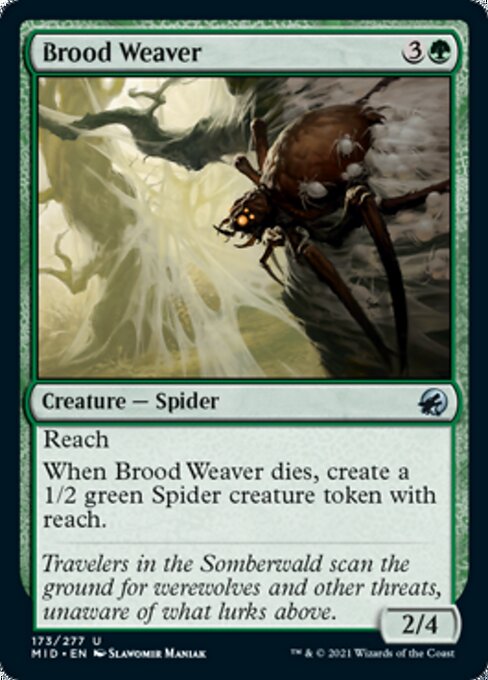 Brood Weaver (Innistrad: Midnight Hunt) Medium Play