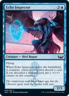 Echo Inspector (Streets of New Capenna) Near Mint Foil