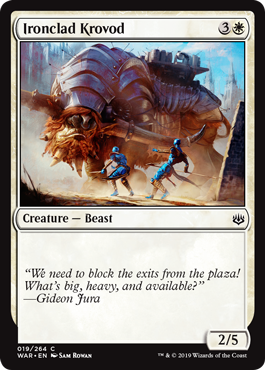 Ironclad Krovod (War of the Spark) Near Mint