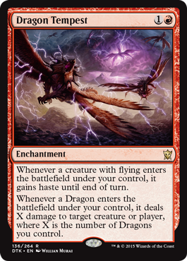 Dragon Tempest (Dragons of Tarkir) Near Mint Foil