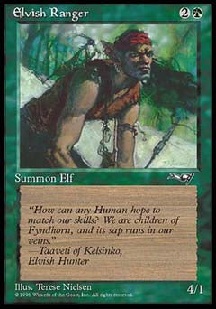Elvish Ranger (1) (Alliances) Medium Play