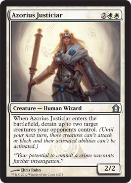 Azorius Justiciar (Return to Ravnica) Light Play Foil