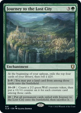 Journey to the Lost City (Commander Legends: Battle for Baldur's Gate) Near Mint