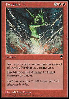 Fireblast (Visions) Near Mint