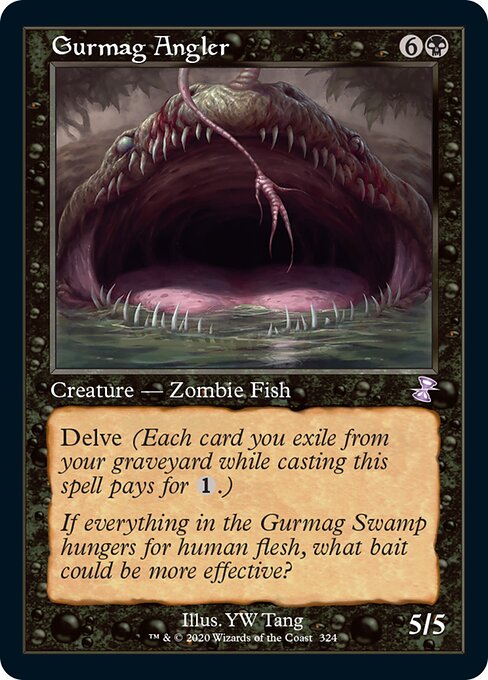 Gurmag Angler (Time Spiral Remastered) Light Play Foil