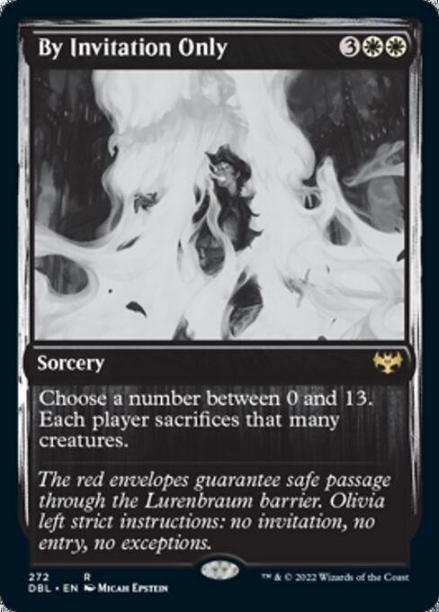 By Invitation Only (Innistrad: Double Feature) Light Play Foil