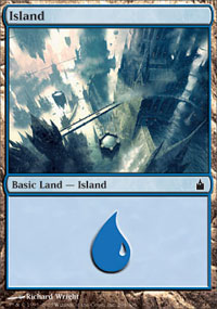 Island (294) (Ravnica) Medium Play Foil
